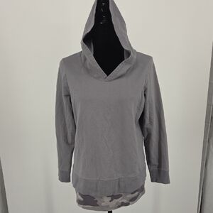 D&co lightweight Gray Hooded Sweatshirt size large